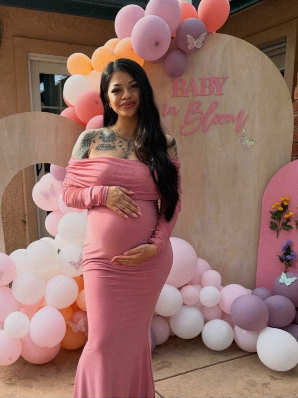 Pink Maternity Dress — Club L London